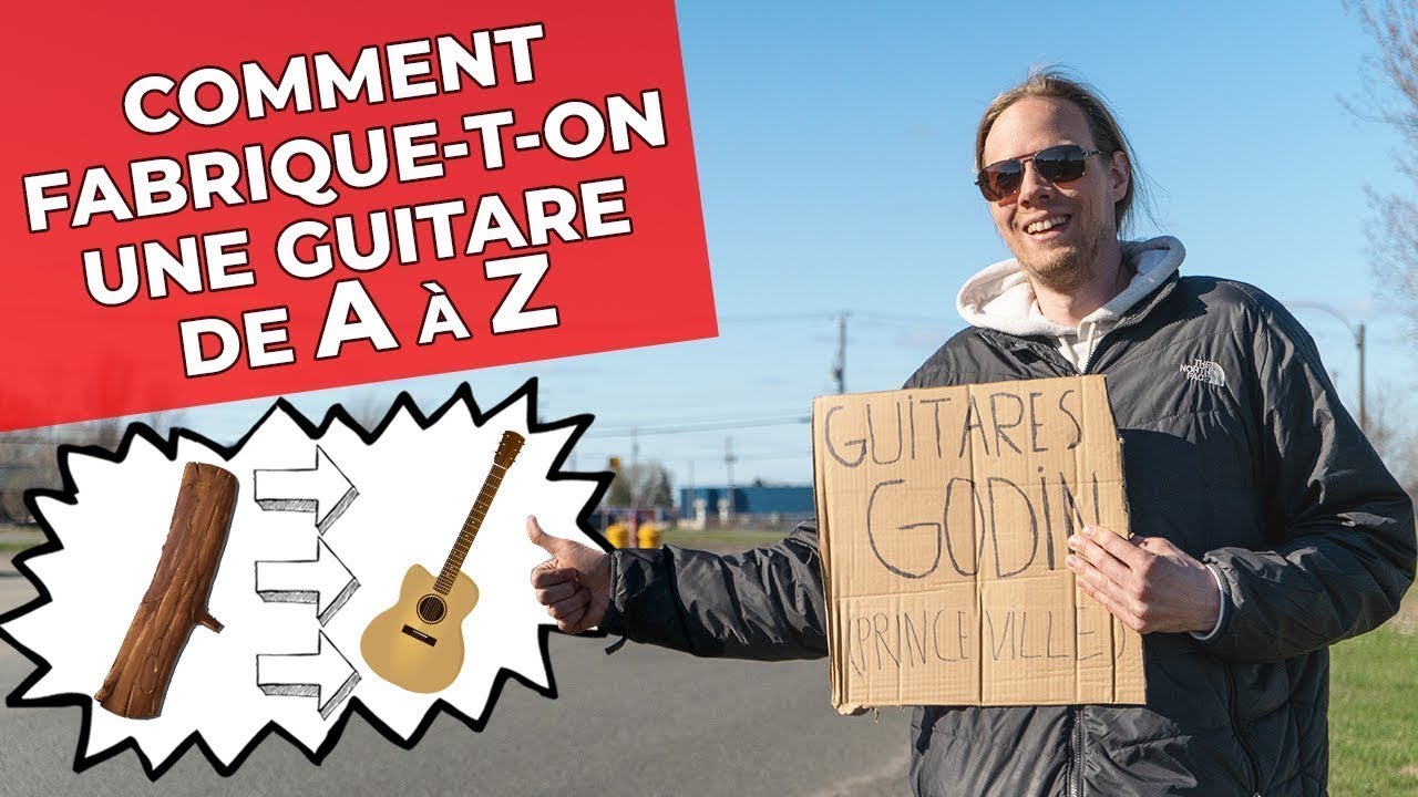 je visite une usine de guitares